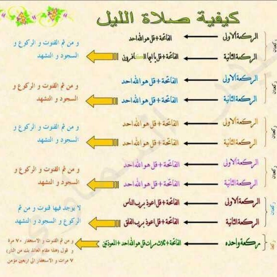 صلاة قيام الليل كم ركعة في المسجد