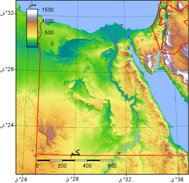 معلومات جغرافيه عن مصر التقسيم الجغرافي وتضاريسها ومناخها