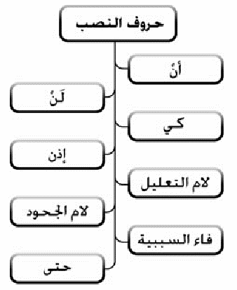 ادوات النصب فاللغه العربيه واهميتها ومواقعها الاعرابيه وفائدتها