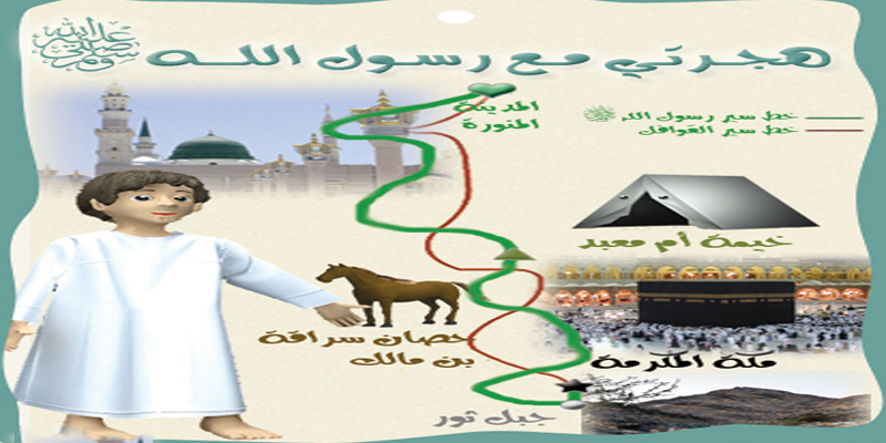 طريق رحلة النبي إلى المدينة