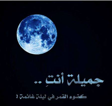 كلمات عن القمر وجماله