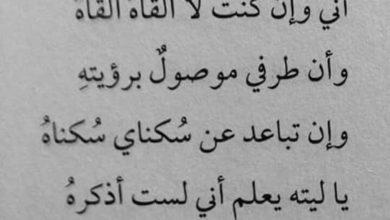 اشعار عن الشوق
