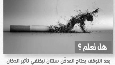هل تعلم عن التدخين