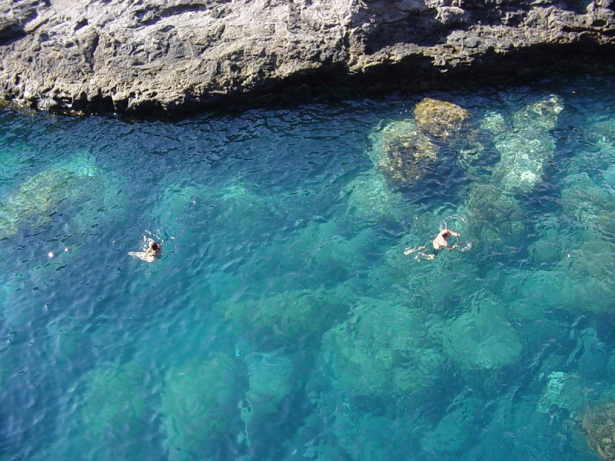 رياضة السباحة على شواطئ جزر الكناري.