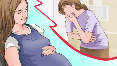 الغثيان و شهور الحمل الأولى.