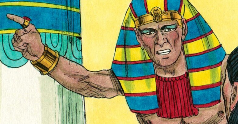 كيف مات فرعون