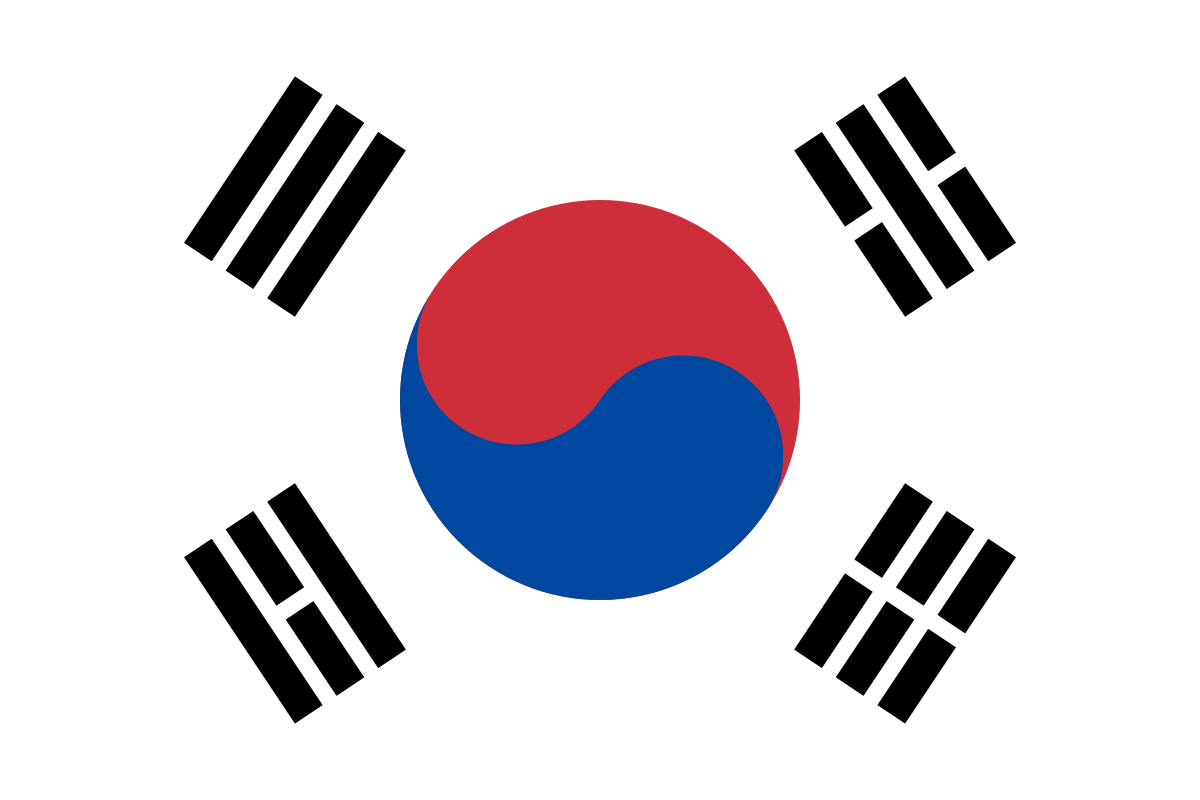 علم كوريا 
