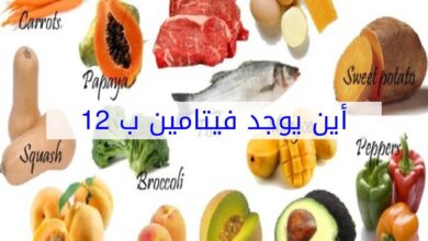 أين توجد فيتامينات ب12