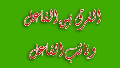 الفاعل ونائب الفاعل