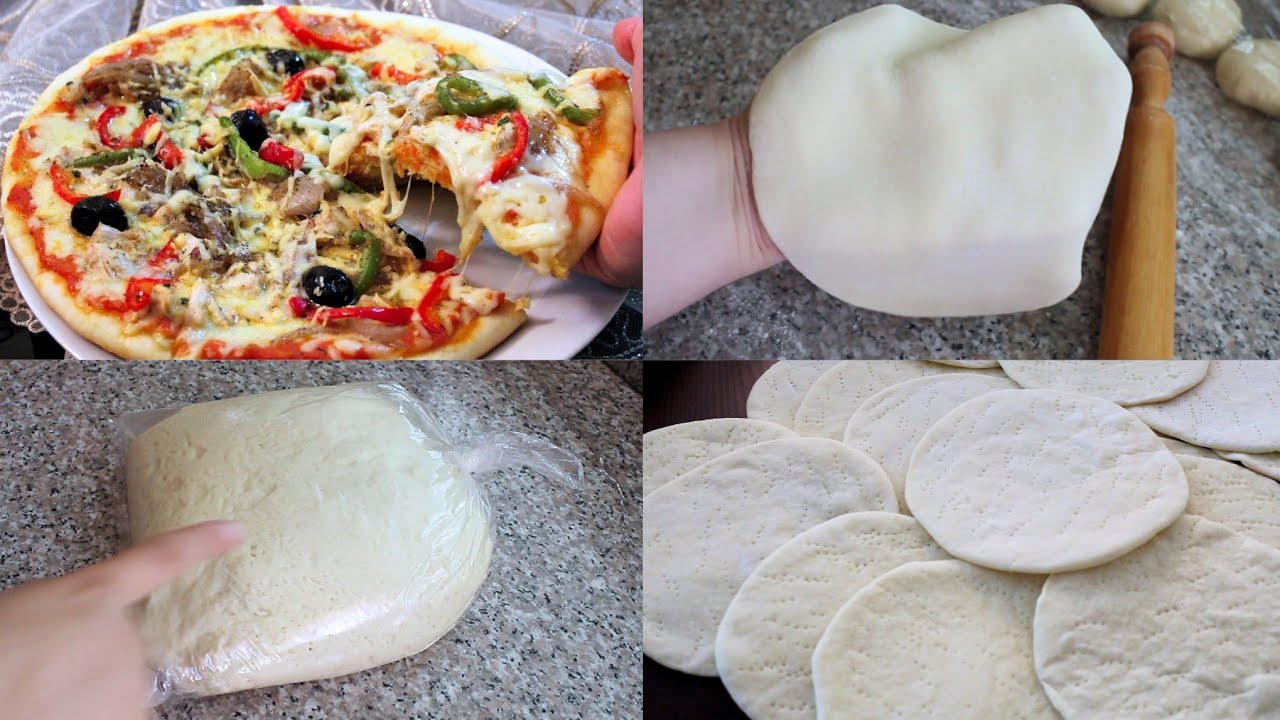 مراحل تخزين البيتزا