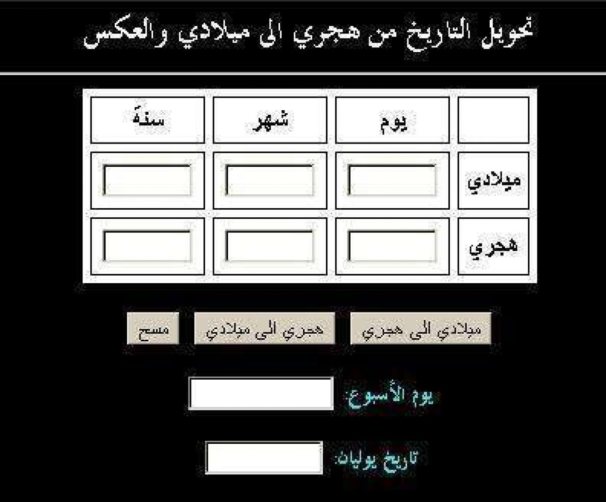 تحويل التاريخ من هجري لميلادي وكيفية معرفة برجك من تاريخ ميلادك