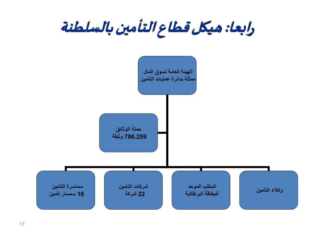 هيكل قطاع التأمين