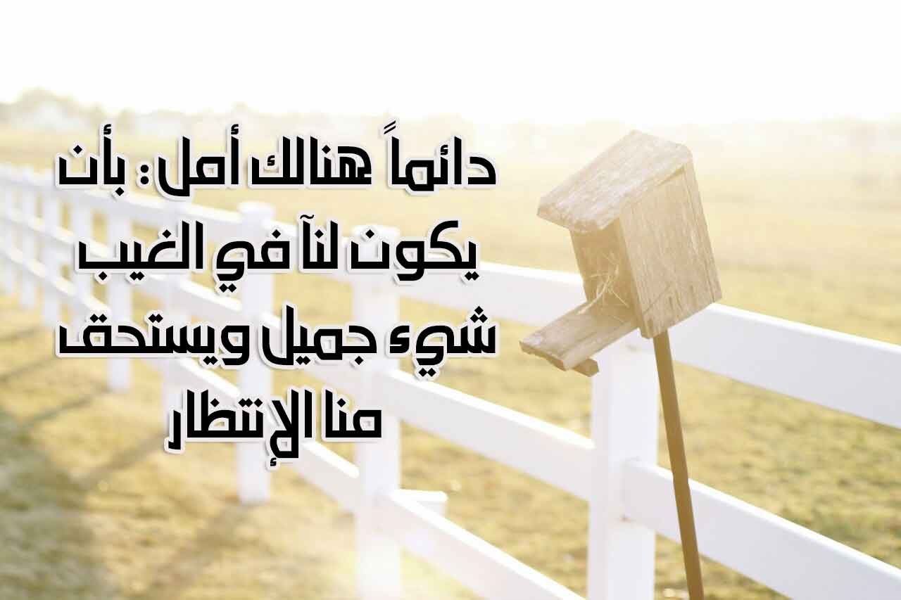 دائماً هناك أمل