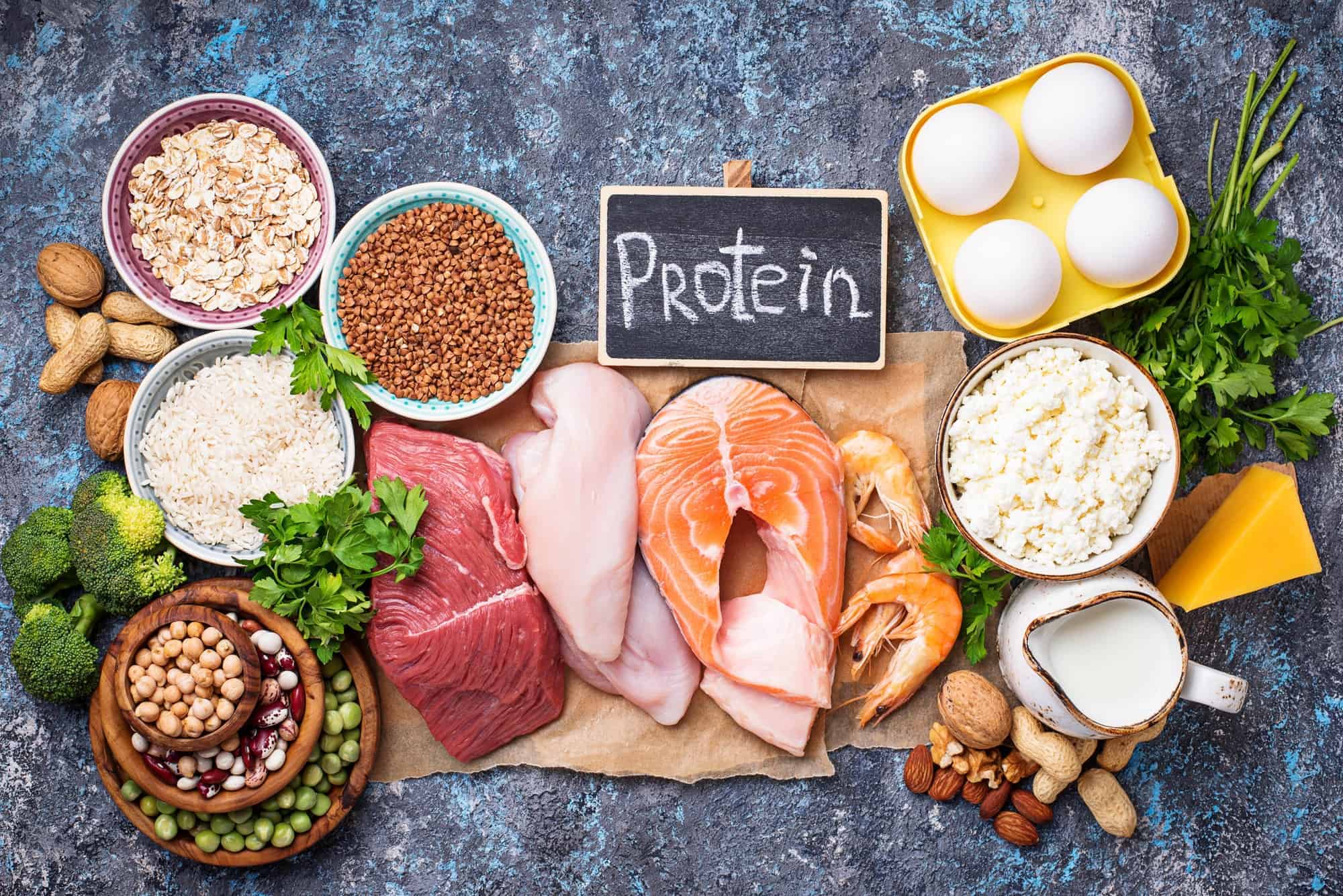 أطعمة تحتوي على البروتين