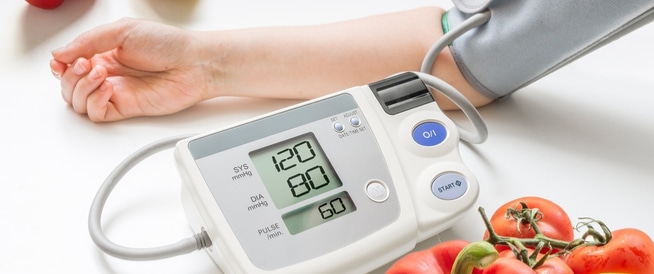 جهاز قياس ضغط الدم.