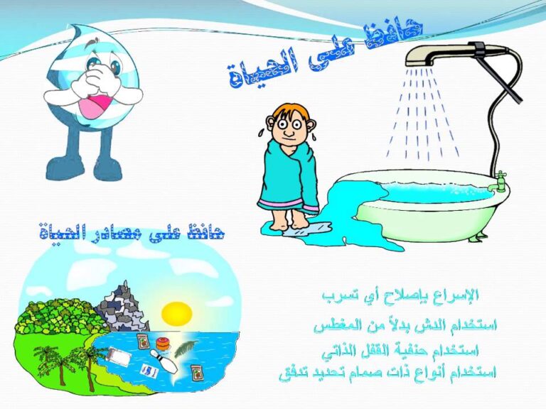 من ادوات ترشيد استهلاك الماء