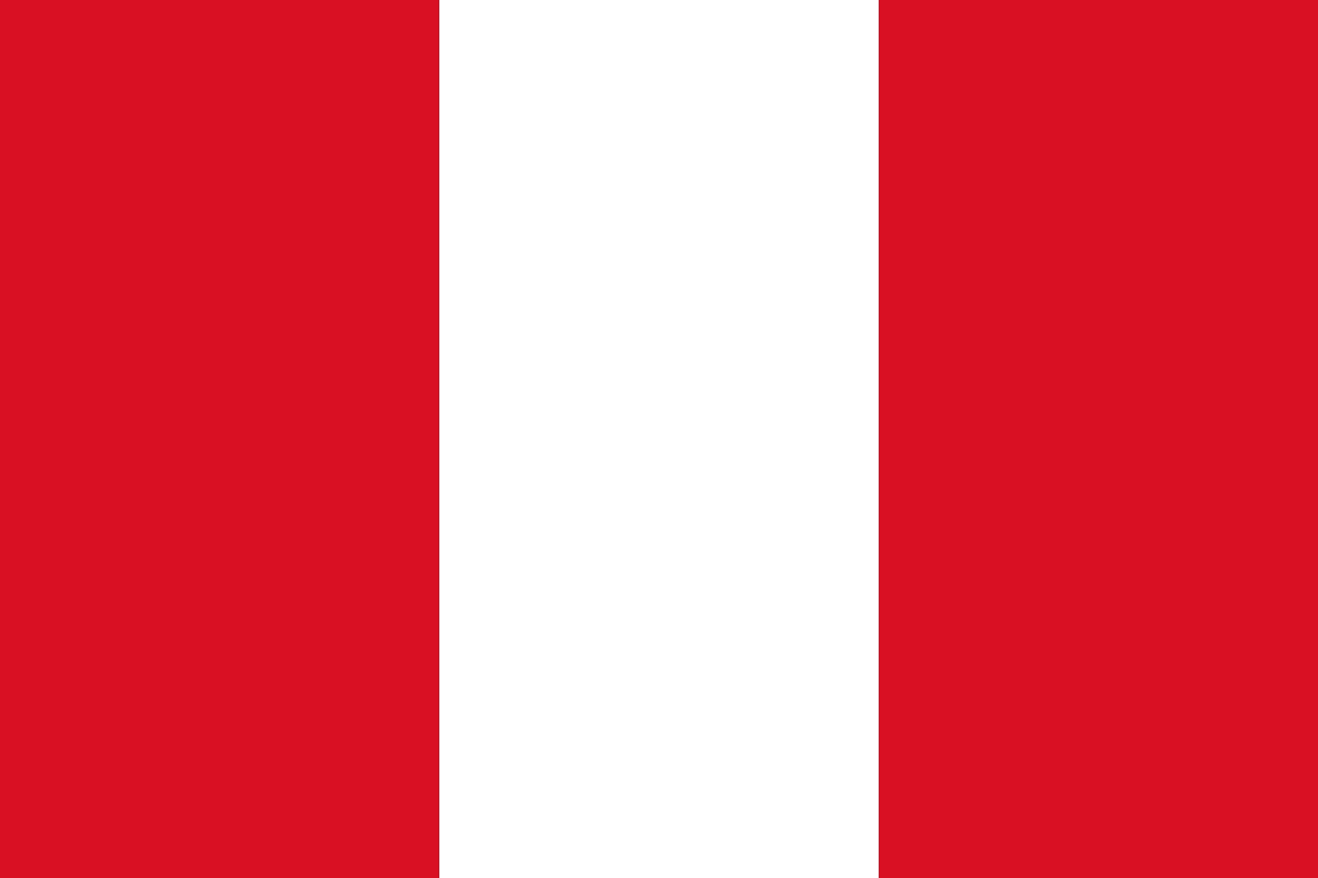 صورة توضح شكل علم بيرو