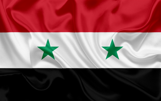 شكل علم سوريا