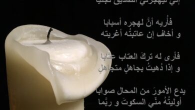 شعر حزين و مؤثر عن هجر الصديق.