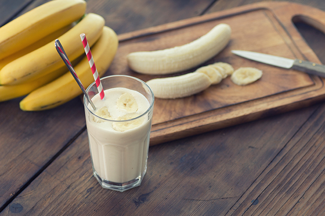 فوائد الموز و الحليب لزيادة الوزن