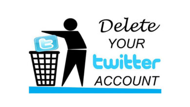 كيفية حذف حساب تويتر
