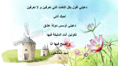 خلفية رومانسية مرسومة و ملونة و مكتوب عليها خواطر عشق و غرام.