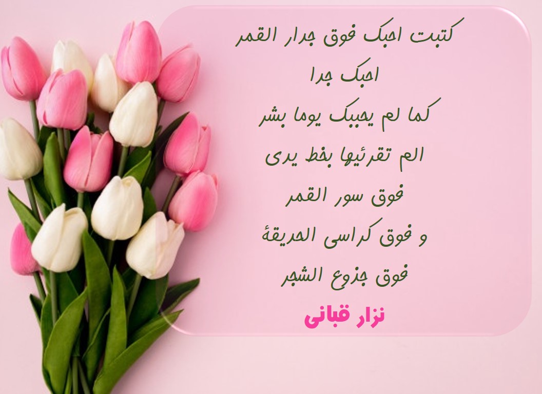 كلام في الحب نزار