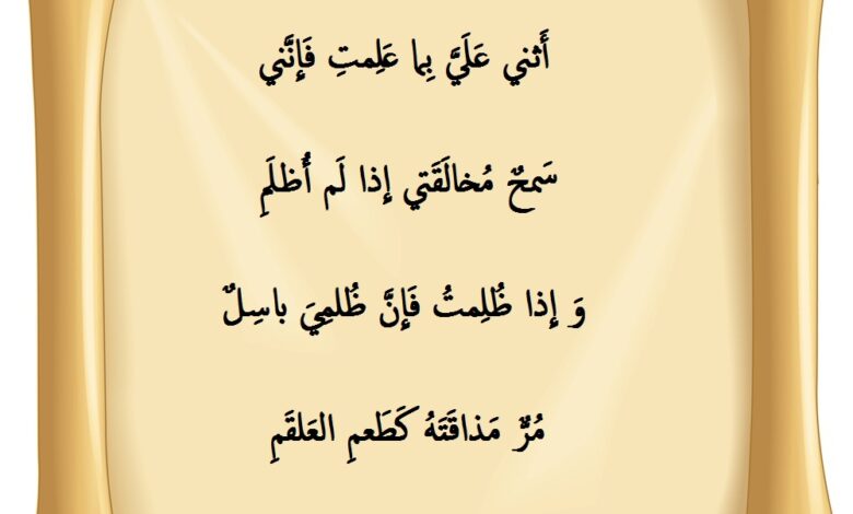 أشعار رائعة عن النفس.