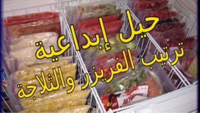 ترتيب الثلاجة