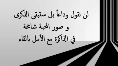 كلمة وداع مؤثرة .. عبارات وداع حزينة جداً