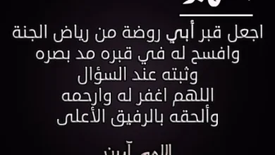 دعاء للاب المتوفي من القرآن .. دعاء لوالدي المتوفي والمسلمين