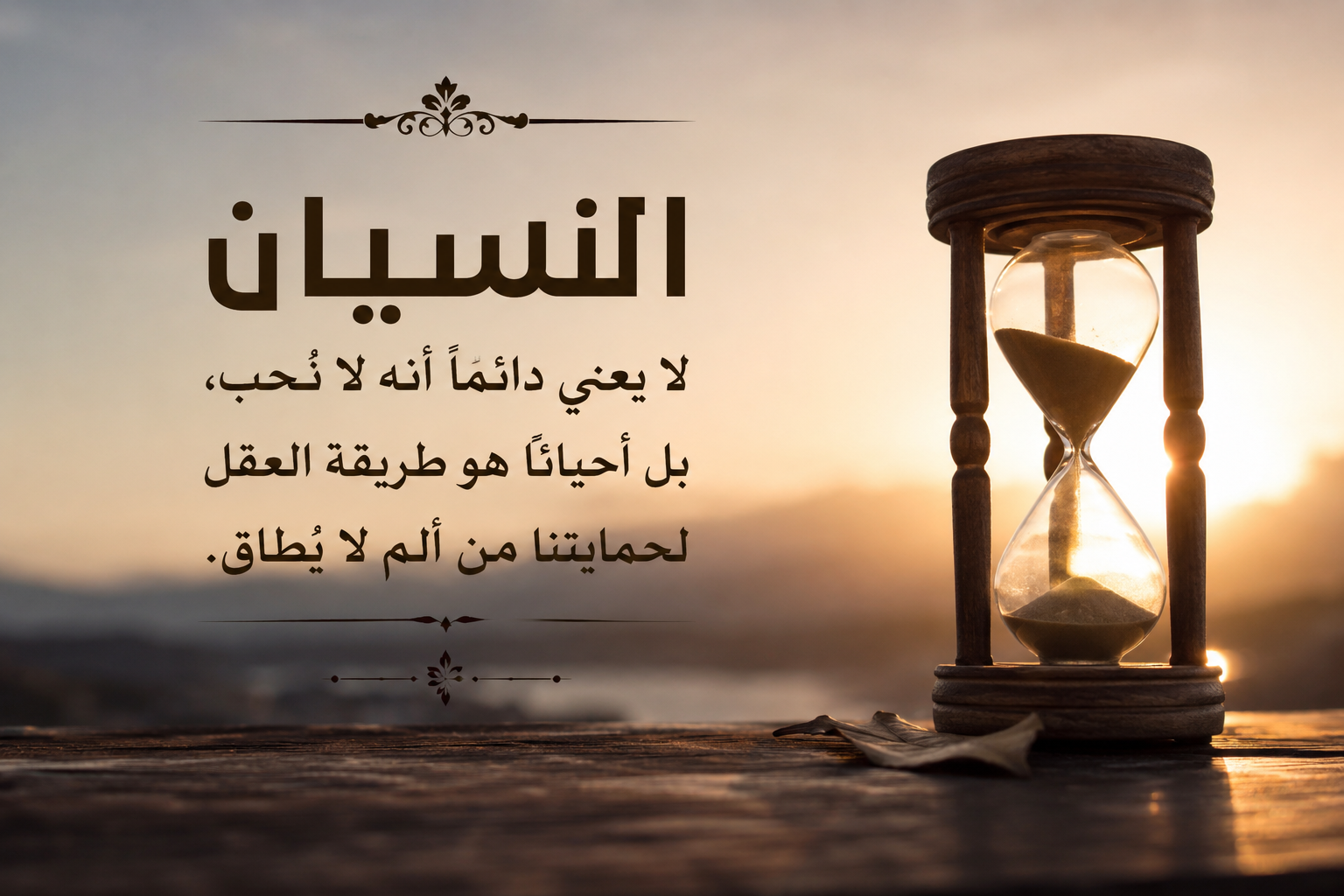 حكم عن النسيان | كلمات وعبارات مؤثرة عن الذكريات والفراق